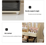 Spacious Cosmetic Organizer - Multi-Functional Vanity Storage for Lipsticks & Skincare (35x19x25cm)