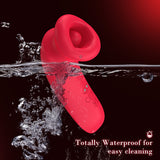 Exquisite Loli Suction Vibrator - Intense Tongue-Licking & Pulsating Pleasure for Women - Top-Down View