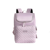 Purple Waterproof Insulated Backpack - Large Capacity Cooler Bag for Camping and Picnics - Top-Down View