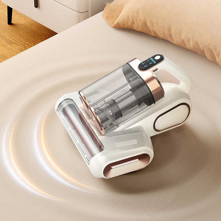 LF-LP018 White Cordless Mite Vacuum Cleaner with LED Display - Powerful 120W Cleaning, image 5