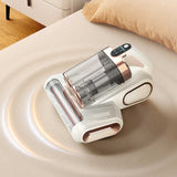 LF-LP018 Ourple Cordless Mite Vacuum Cleaner with LED Display - Powerful 120W Cleaning - 45-Degree Angle
