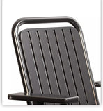 Coffee Portable Folding Chair - Outdoor Beach and Camping Recliner, Reclining