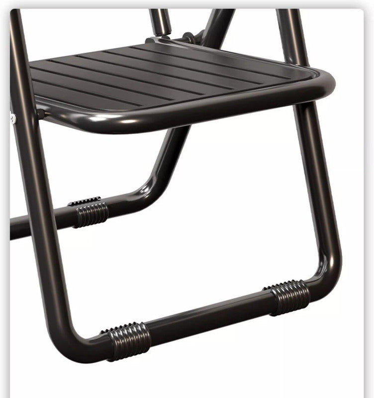Coffee Portable Folding Chair - Outdoor Beach and Camping Recliner, Portable