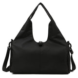 Black Stylish Women?? Travel Bag - Large-Capacity Fitness & Yoga Bag with Separate Shoe Compartment