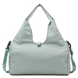 Green Stylish Women's Travel Bag - Large-Capacity Fitness & Yoga Bag with Separate Shoe Compartment
