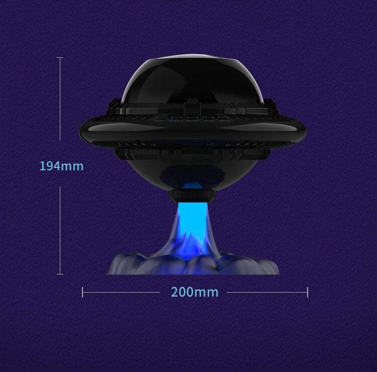 Flying Saucer Starry Sky Projection Lamp - Ambient Mood Light