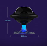 Flying Saucer Starry Sky Projection Lamp - Ambient Mood Light - Close-Up Angle