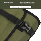 Outdoor Anti-Snake Bite Leg Guards - Hiking Camping Knee Protectors, Snow Shoe Covers, Leg Sleeves, Black - Top-Down View