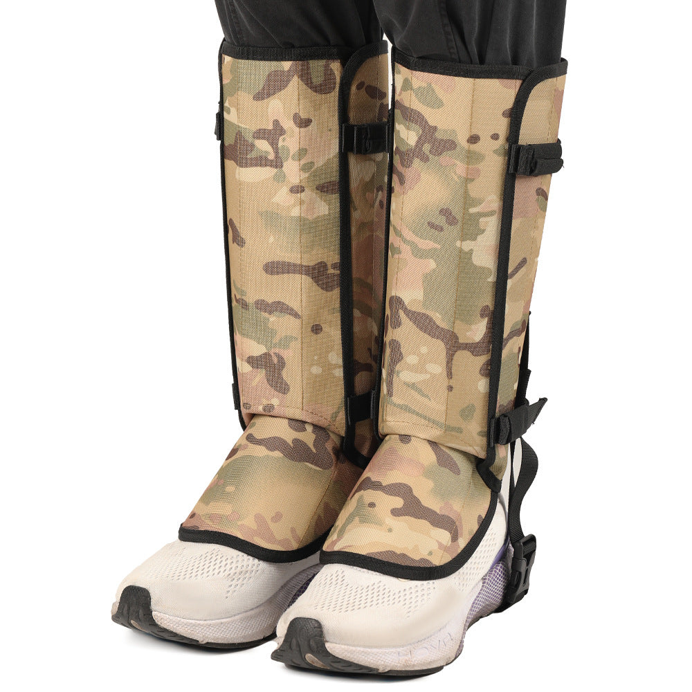 Outdoor Anti-Snake Bite Leg Guards - Hiking Camping Knee Protectors, Snow Shoe Covers, Leg Sleeves,Camouflage
