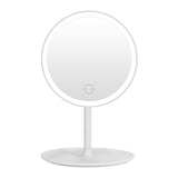 3PCS LED Makeup Mirror with Lights - Portable Tabletop Vanity Mirror, INS Style, Pink - Close-Up Angle