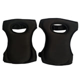Professional Neoprene Garden Knee Pads - Adjustable Elastic Cushioned Protection for Gardening, Flooring, Housework and Outdoor Landscaping - Black 2 Pairs