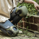Professional Neoprene Garden Knee Pads - Adjustable Elastic Cushioned Protection for Gardening, Flooring, Housework and Outdoor Landscaping - Purple 2 Pairs