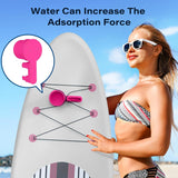 4 PCS Professional Paddle Board Cup Holder and Phone Mount - Universal SUP Kayak Beverage Station with Anti-Spill Design - Multi-Functional Water Sports Accessory for Bungee Deck Rigging - Close-Up Angle