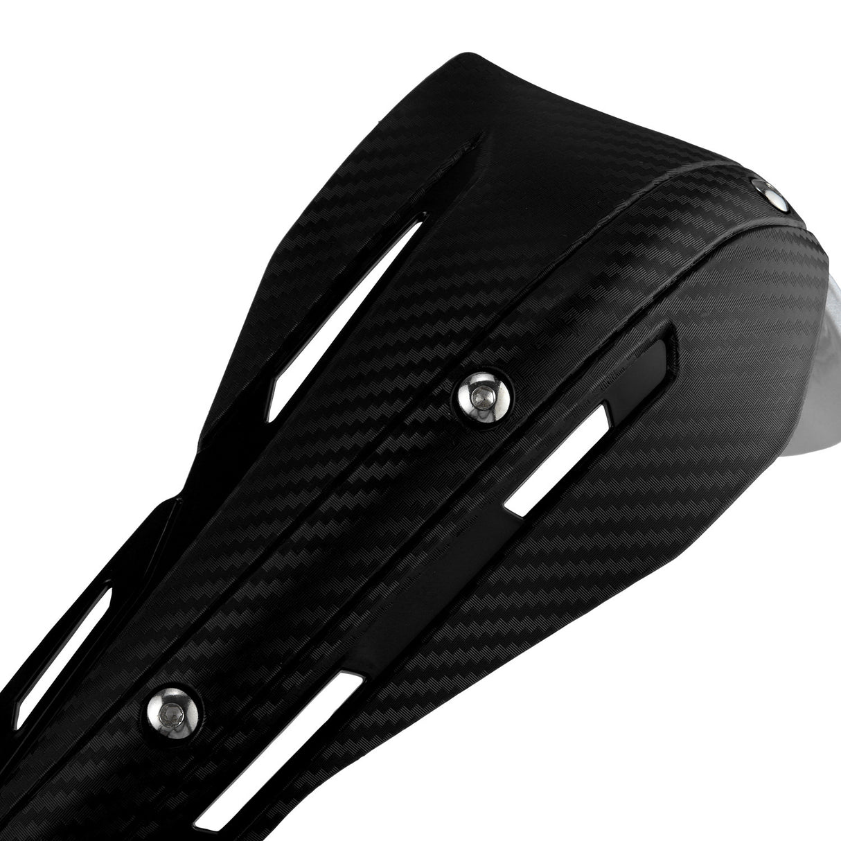 Professional Universal Motorcycle Handguards for Honda CC110 Cross Cub - Heavy Duty Aluminum Alloy Anti-Collision Brush Guards, Carbon Fiber Style Handlebar Protectors for Dirt Bikes and Off-Road Motorcycles - 1 Pair—Blue