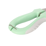 3 PCS Pink Professional Pet Nail Clippers for Dogs and Cats - Sharp Stainless Steel Blades with Safety Guard and Anti-Splash Baffle - Ergonomic Non-Slip Handle for Safe and Easy Grooming - Top-Down View