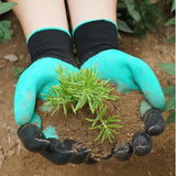 10 Pairs Professional Gardening Gloves with Integrated Digging Claws - Thorn-Proof  and Waterproof Landscape Gloves for Planting, Seeding, and Yard Work - One Size Fits All - 45-Degree Angle