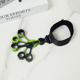 10 pcs Green Finger Exerciser and Hand Strengthener - Adjustable Silicone Grip Strength Trainer for Physical Therapy, Athletes and Musicians - 13LB to 21LB Resistance Levels
