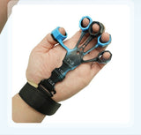 10 pcs Green Finger Exerciser and Hand Strengthener - Adjustable Silicone Grip Strength Trainer for Physical Therapy, Athletes and Musicians - 13LB to 21LB Resistance Levels - 45-Degree Angle