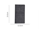 3 Pcs Premium PU Leather Car Registration and Insurance Holder - Slim Auto Document Organizer, Driver's License Wallet and Travel Passport Folder - Pink - Close-Up Angle