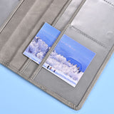 3 Pcs Premium PU Leather Car Registration and Insurance Holder - Slim Auto Document Organizer, Driver's License Wallet and Travel Passport Folder - Red - Top-Down View