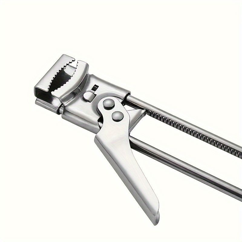2 Set/4 Pcs Adjustable Jar Opener - Durable Stainless Steel Manual Lid Remover - Effortless Kitchen Gadget for Weak Hands and Seniors, Versatile Multi Size Can Opener, Space Saving Ergonomic Design