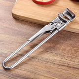 2 Set/4 Pcs Adjustable Jar Opener - Durable Stainless Steel Manual Lid Remover - Effortless Kitchen Gadget for Weak Hands and Seniors, Versatile Multi Size Can Opener, Space Saving Ergonomic Design
