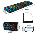 Multifunctional Push-Up Board - 9-in-1 Foldable Push-Up System for Strength Training - Front View