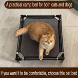 M Breathable and Cooling Elevated Pet Bed - Perfect for Dogs, Provides Comfort and Airflow - Front View