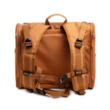 Brown Pet Carrier Backpack - Comfortable and Stylish for Cats and Small Dogs - Side View