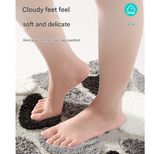 Bathroom Bath Mat - Super Absorbent, Non-Slip Bathroom Floor Mat - 40x60cm - Side View