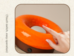 Orange Donut Table Lamp - Rechargeable Touch Control LED