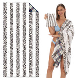 TW1 - Double-Sided Printed Beach Towel - Soft Microfiber - 100x180cm
