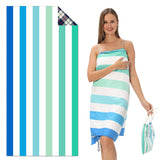 TW5 - Double-Sided Printed Beach Towel - Soft Microfiber - 100x180cm
