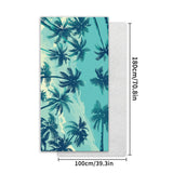 TW6 - Double-Sided Printed Beach Towel - Soft Microfiber - 100x180cm - Front View