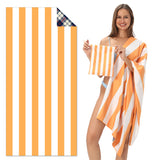 TW8 - Double-Sided Printed Beach Towel - Soft Microfiber - 100x180cm