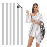 TW17 - Double-Sided Printed Beach Towel - Soft Microfiber - 100x180cm
