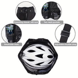 Green Mesh Drawstring Swim Backpack with Wet Bag - Durable Beach Gym Bag for Wet Gear - Side View