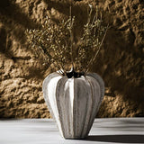 Charming White Ceramic Vase ??Stylish Home Decor Accent for Flowers and Decorative Arrangements