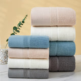 Camel Soft and Absorbent Towel Set - Wrap Towel and Bath Towel Set for Ultimate Comfort Bath towel 140*70cm, face towel 75*35cm - Front View