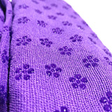 Blue Plum Blossom Yoga Towel Mat – Absorbent, Thick, Non-Slip, Portable Fitness Blanket for Home Use 183*63CM - Rear View