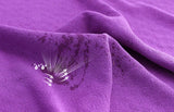 Blue Plum Blossom Yoga Towel Mat – Absorbent, Thick, Non-Slip, Portable Fitness Blanket for Home Use 183*63CM - Close-Up Angle