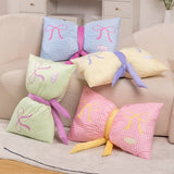 Blue Cute Butterfly Knot Pillow | Soft Bed & Seat Cushion, Decorative Throw Pillow for Home & Car 65x40cm - 45-Degree Angle