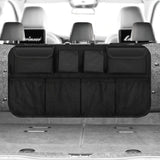 Multifunctional Car Backseat Organizer, Hanging Storage Bag with Multiple Pockets for Car Essentials ??88x46cm