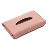 2 pcs Pink Car Sun Visor Tissue Holder ??PU Leather Napkin Dispenser for Vehicle Interior