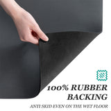 Dark Gray Kitchen Drying Mat - Super Absorbent Dish & Cup Drainer Pad 40x50cm