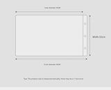 Gray Twill Snap-On Cotton Gauze Pillowcase Set - Full Coverage, Non-Slip, Easy Closure (One pair without pillow core) - Front View