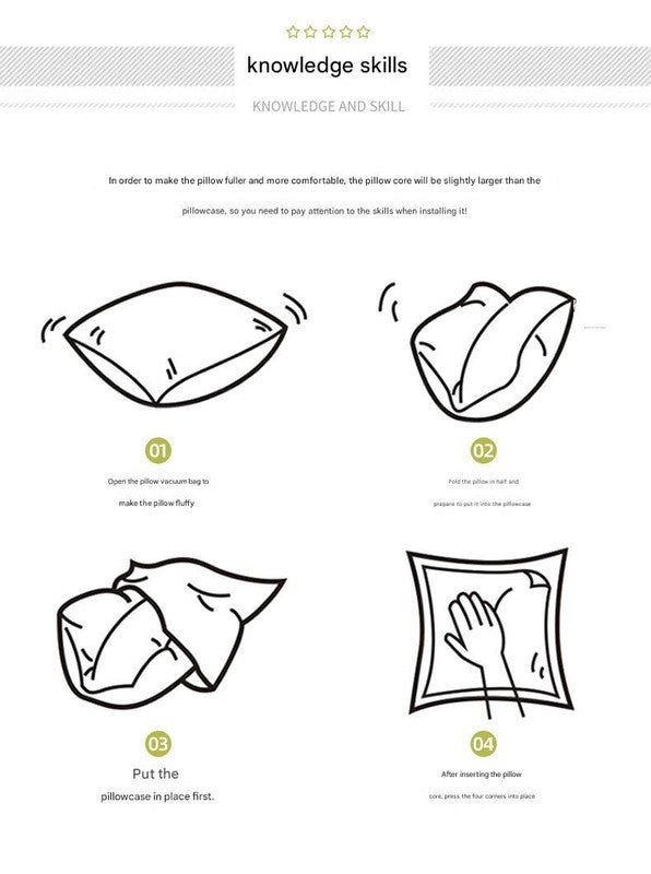 Blue Set of 2 Corduroy Style Throw Pillow Covers - Machine Washable 55*55CM