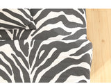Leopard Duvet Cover - 3 Piece Bedding Set (with Corner Ties)Quilt cover 230cm x 230cm, pillowcase 51 x 92cm - Side View