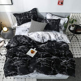 Smudge pattern Duvet Cover - 3 Piece Bedding Set (with Corner Ties)Quilt cover 230cm x 265cm, pillowcase 51 x 92cm - Front View