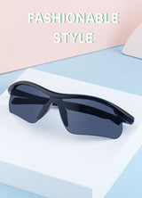 2 pcs Sports Cycling Windproof Sunglasses - UV Protection, Lightweight, Anti-Glare Design - Front View